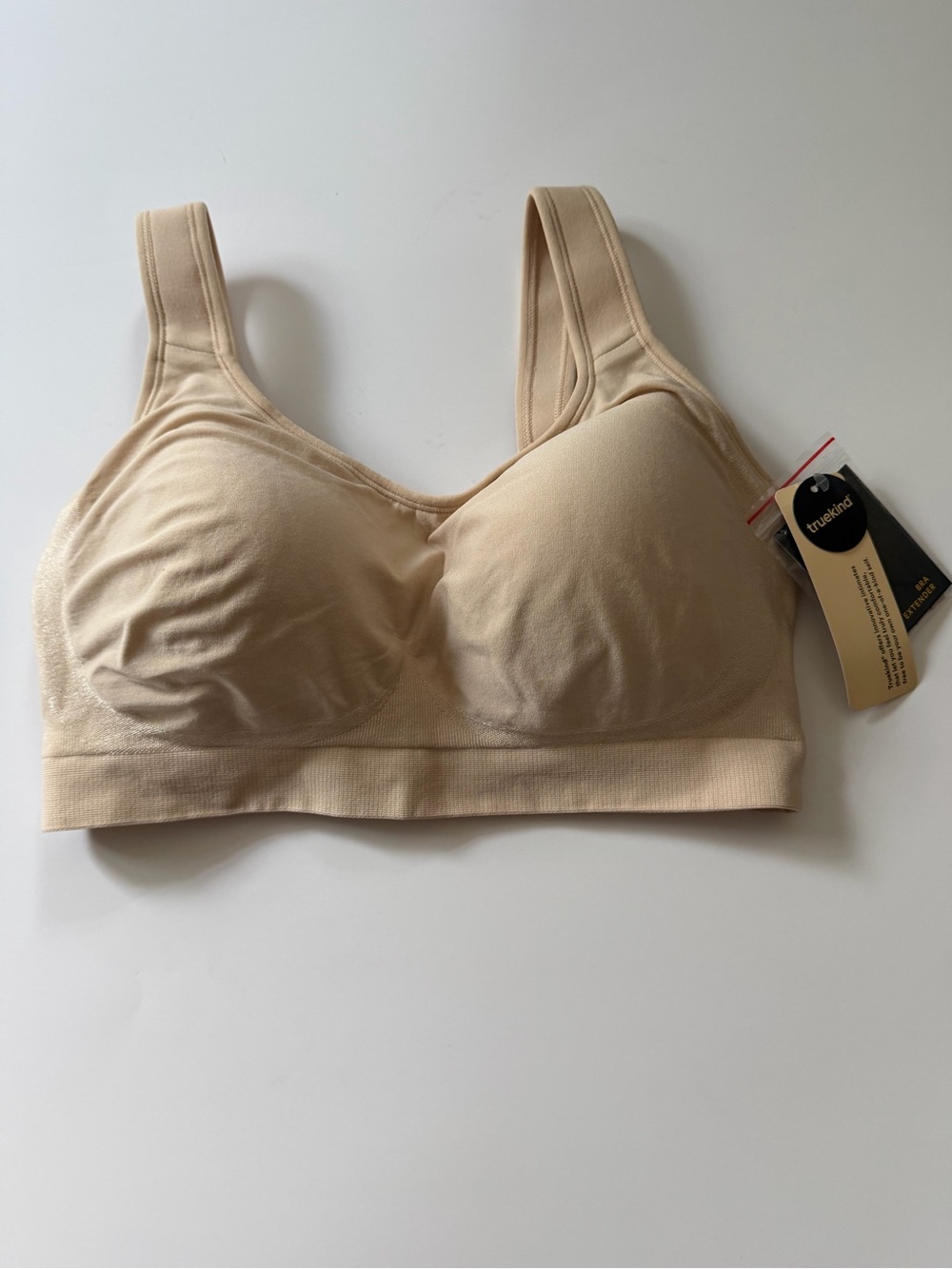 Truekind Daily Comfort Wireless Shaper Bra Nude Size L NWT